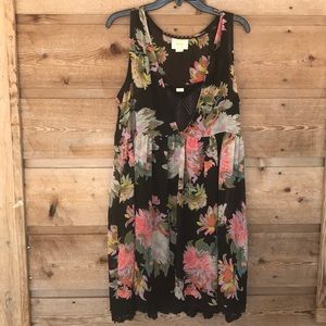 Maeve floral dress with built in lining